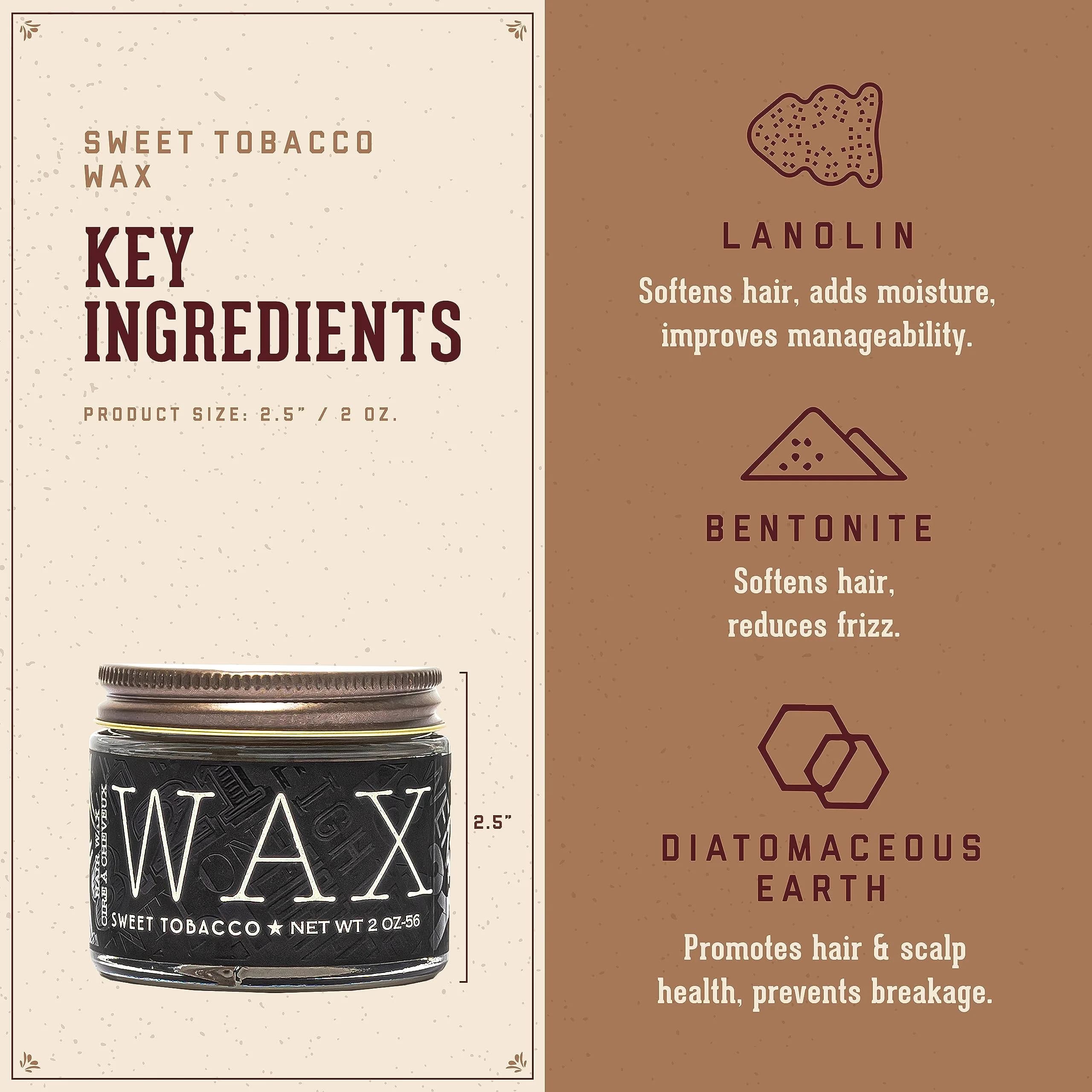 18.21 Man Made High Hold, Low Shine Wax Styling Paste - 2 oz | Sweet Tobacco Scent - view 3