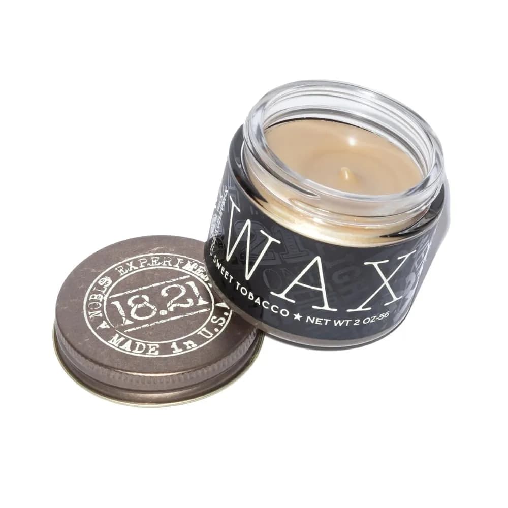 18.21 Man Made Hair Styling Paste 2 oz (59 ml) | Sweet Tobacco Scent, Natural Shine, All-Day Hold — High Hold, Low Shine Wax