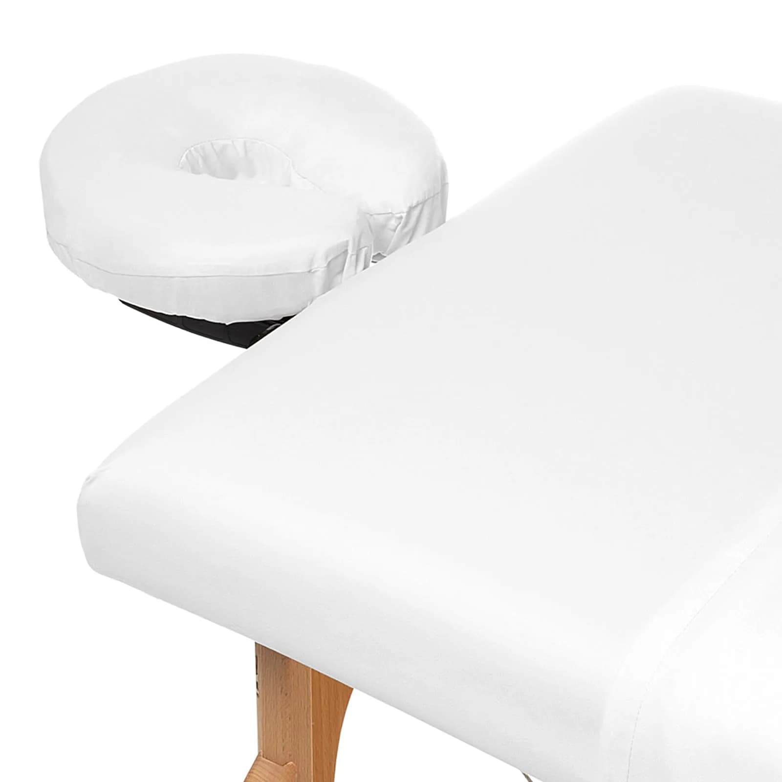 Saloniture 3-Piece Microfiber Massage Table Sheet Set White | Fits Standard Tables, Soft & Breathable - view 3
