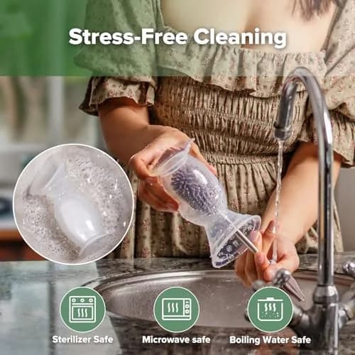 haakaa Gen.2 Manual Silicone Breast Pump 150ml | Soft, Portable & BPA-Free for Easy Breastfeeding Support thumbnail 7