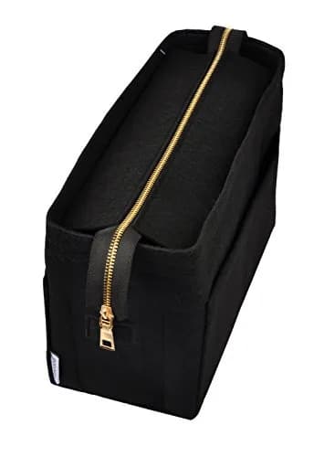 Vercord Felt Zipper Handbag Tote Purse Duffel Backpack Organizer Insert Large | Keeps Handbags Upright & Organized thumbnail 6