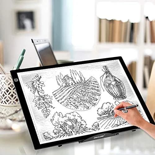 IMAGE Laptop Stand Foldable Portable Ventilated Adjustable 12-Angle, Compatible with 10"-17" Notebooks & Light Box Pad thumbnail 7