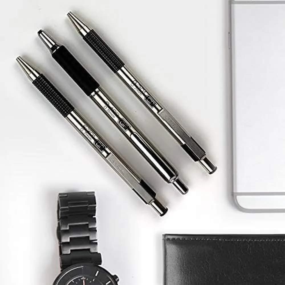 Zebra Pen STEEL G-301 Retractable Gel Pen 0.7mm Medium Point 12-Pack | Smooth Ink Flow - view 4