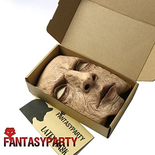 FantasyParty Old Man Latex Mask | Realistic Halloween Costume Head for Adults (1 Unit) thumbnail 7