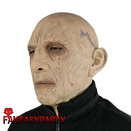 FantasyParty Old Man Latex Mask | Realistic Halloween Costume Head for Adults (1 Unit) thumbnail 2