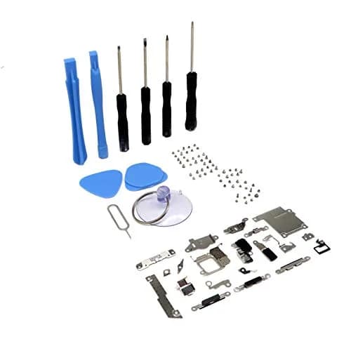 GVKVGIH Internal Metal Plate Cover Parts for iPhone 5S SE | Complete Repair Kit with Screw Set & Tools thumbnail 1