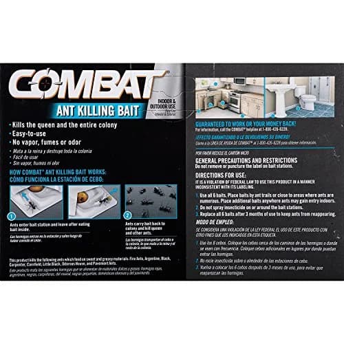 Combat Ant Bait Stations 6 Count | Child-Resistant, No-Mess, Up to 3 Months Protection thumbnail 2