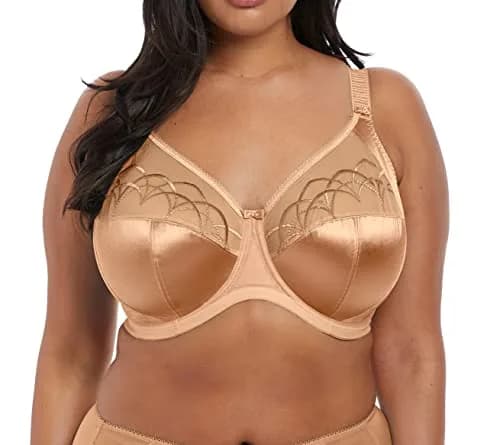 Elomi Cate Underwire Banded Bra 40F | Full Coverage Support & Elegant Sheer Embroidery thumbnail 1