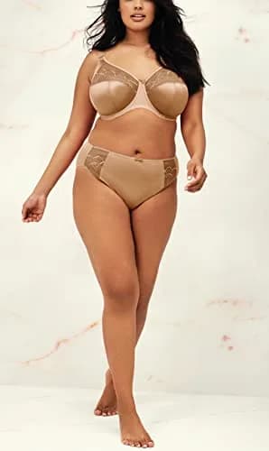 Elomi Cate Underwire Banded Bra 40F | Full Coverage Support & Elegant Sheer Embroidery thumbnail 4