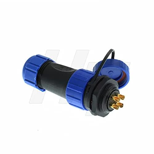 HangTon HE21 4 Pin Waterproof Wire Connector 30Amp | IP68 Marine Grade Outdoor Plug thumbnail 7
