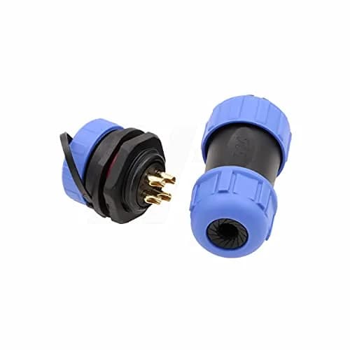 HangTon HE21 4 Pin Waterproof Wire Connector 30Amp | IP68 Marine Grade Outdoor Plug thumbnail 3