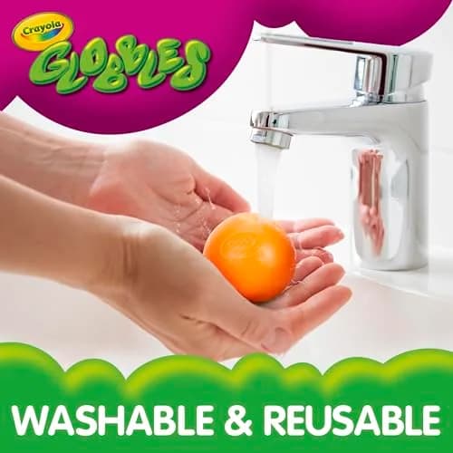 Crayola Globbles Squish Toys (16 Count, 0.29 kg) | Sticky Stress Balls for Kids & Adults thumbnail 4