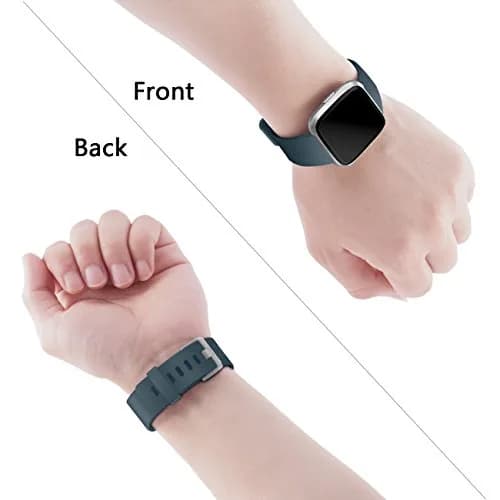 Wepro Sport Bands Compatible with Fitbit Versa 2 Bands for Women Men | Soft Elastomer, Sweat-Resistant, Multiple Sizes & Colors thumbnail 6