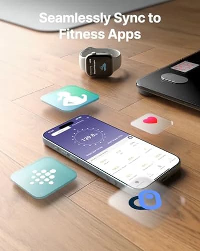 FITINDEX Smart Body Composition Scale Black | Measures 13 Metrics Including BMI & Body Fat thumbnail 6