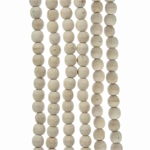 Kurt S. Adler 9-Foot Natural Wood Beaded Garland | Rustic Holiday Decor (70-120 chars) thumbnail 1
