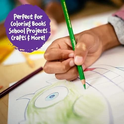 Crayola Colored Pencils Set 120 Count (120ct) | Vibrant Assorted Colors thumbnail 5