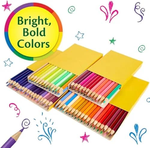 Crayola Colored Pencils Set 120 Count (120ct) | Vibrant Assorted Colors thumbnail 3