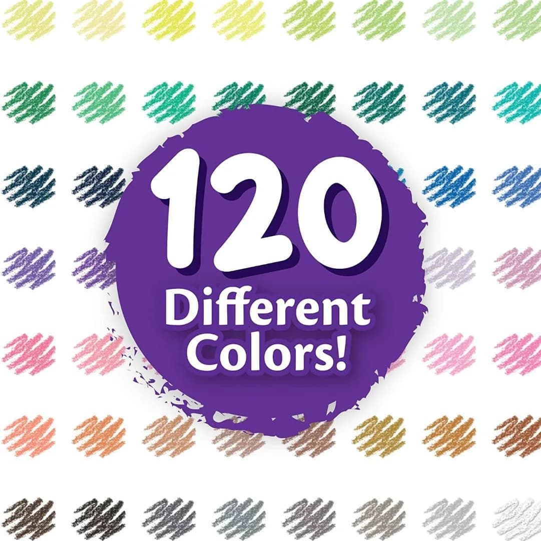 Crayola Colored Pencils Set 120 Count (120ct) | Vibrant Assorted Colors - view 4