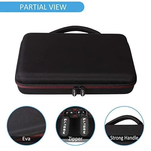 LTGEM Black EVA Hard Case for Akai Professional MPK Mini MK3/Play MK3 25-Key USB MIDI Keyboard Controller | Shockproof & Water-Resistant thumbnail 3