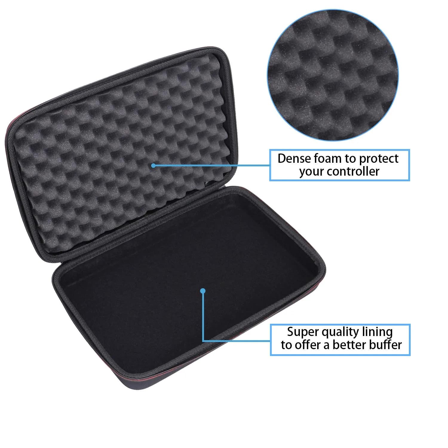 LTGEM Black Hard Case for Akai MPK Mini MK3 and MPK Mini Play MK3 25 Key MIDI Controller - view 4