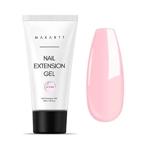 Makartt Poly Nail Gel Light Pink 50ml (1.76 Fl Oz) | Professional Builder for Extension & Nail Art thumbnail 1