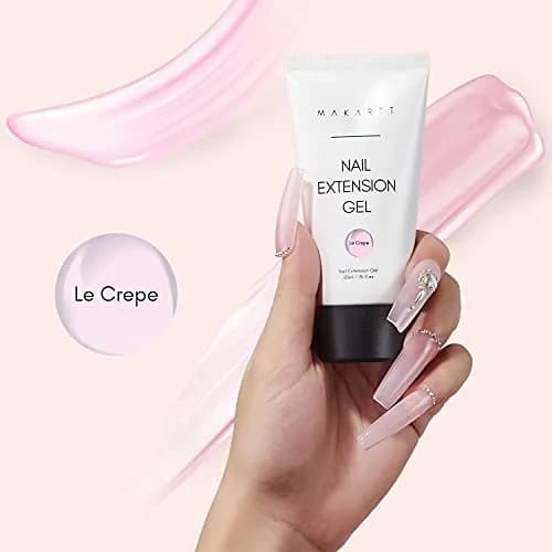 Makartt Poly Nail Gel Light Pink 50ml (1.76 Fl Oz) | Professional Builder for Extension & Nail Art thumbnail 4