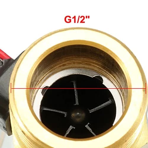 uxcell G1/2" Hall Effect Water Flow Sensor Switch 1-30L/min DC 5V | Brass Body thumbnail 3