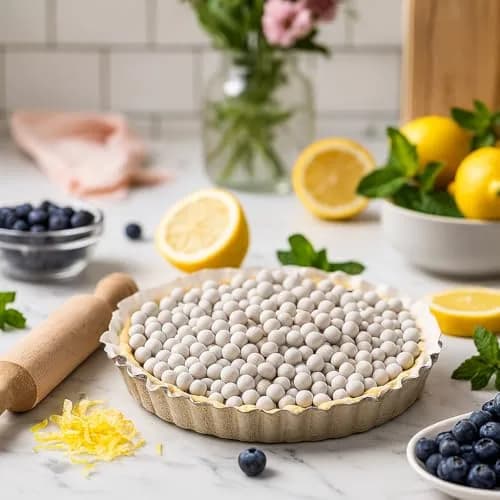 Mrs. Anderson's Baking Ceramic Pie Crust Weights, 270 Count, Natural Stoneware | Even Baking Results thumbnail 4