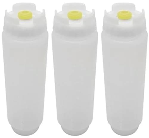 NAILAO FIFO 16 oz Squeeze Bottle 3-Pack | Decreases Waste & Breakage, NSF Approved thumbnail 1