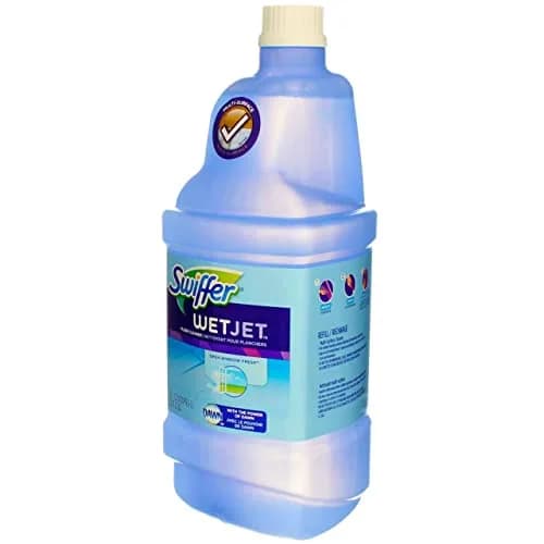 Swiffer WetJet Multi-Surface Floor Cleaner Solution Refill, 168.8 Fl Oz (5 L) | Streak-Free Clean for Finished Floors thumbnail 5