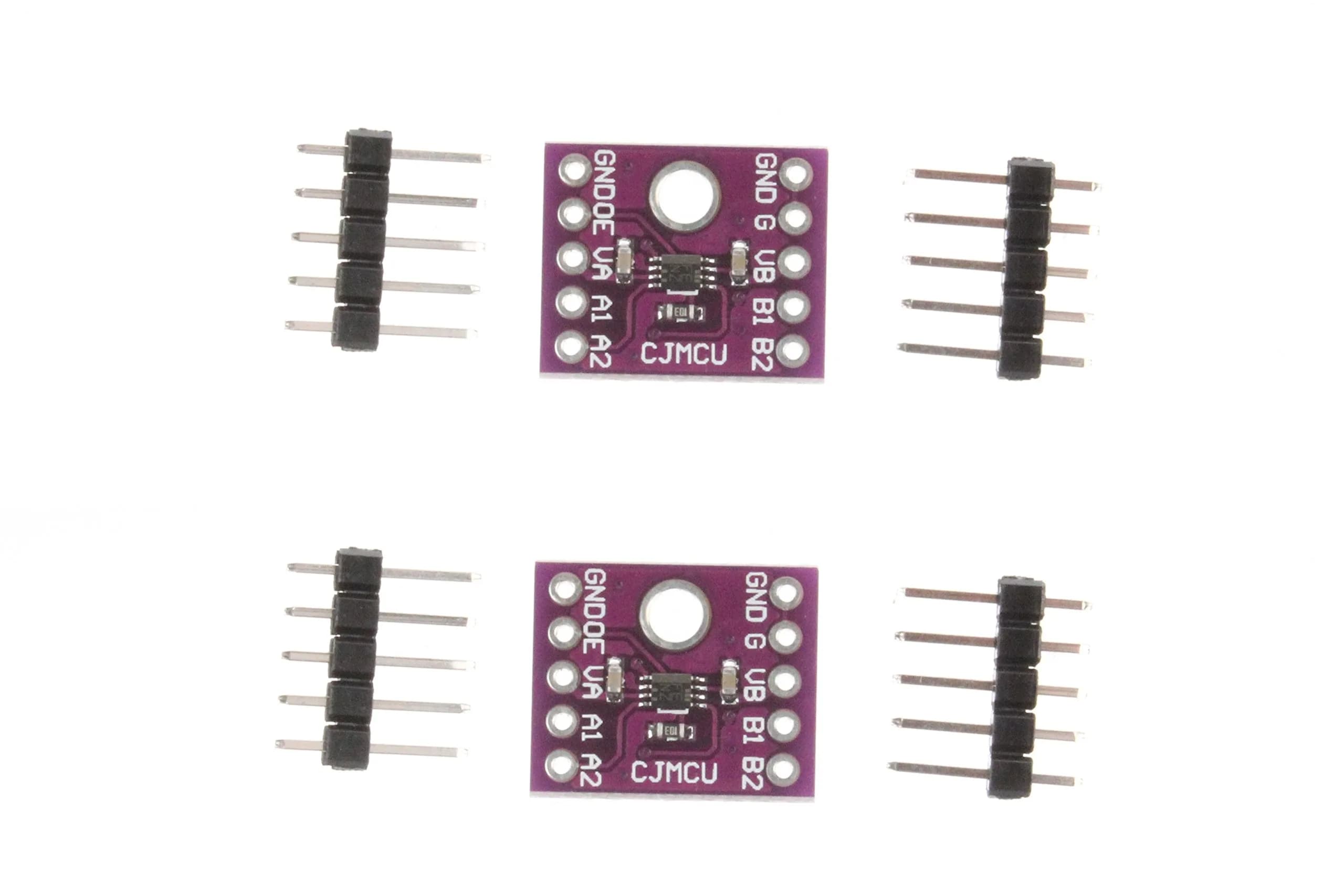 NOYITO TXS0102 2-Bit Bidirectional Voltage Level Converter | Supports 1.65V-5.5V, Ideal for I2C & Digital Systems - main product image