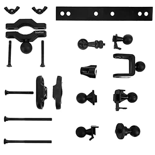 SoeKoa Dash Cam Mirror Mount with 16 Joints | 360° Rotation, Compatible with Most Dash Cams thumbnail 2