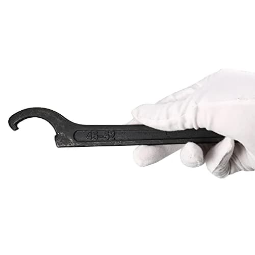 uxcell C Hook Spanner Wrench Collet Chuck for 45-52mm Round Nut | Durable Carbon Steel thumbnail 4