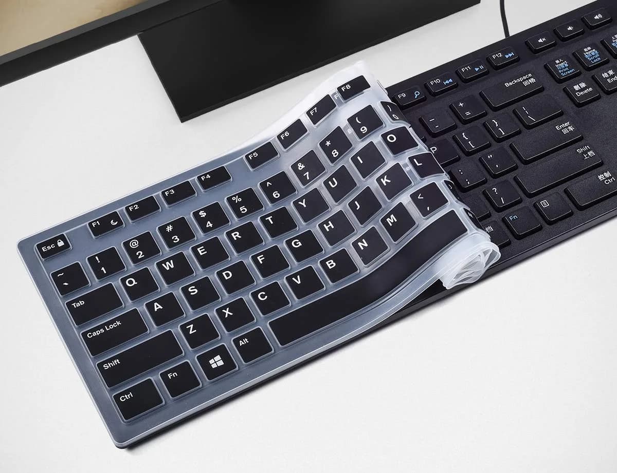 CaseBuy Silicone Keyboard Cover for Dell KB216 KM636 US Layout | Dustproof & Waterproof Protection - view 6