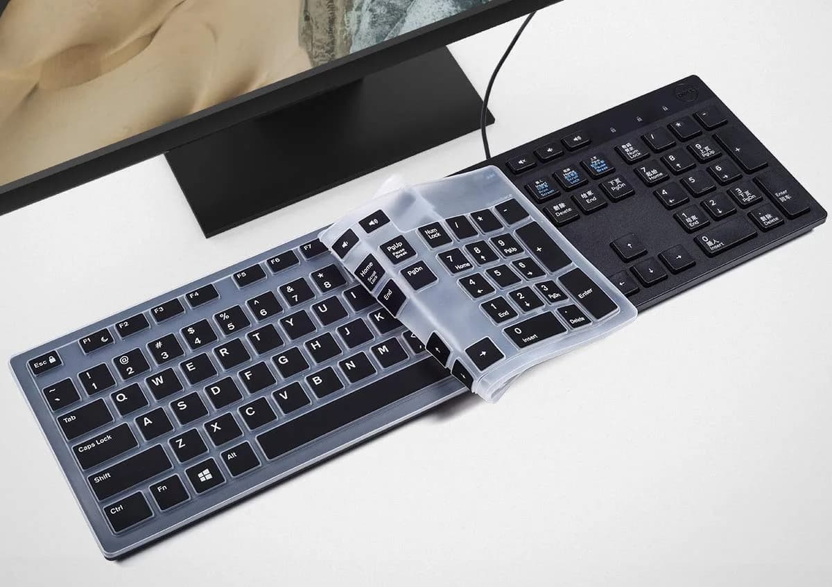 CaseBuy Silicone Keyboard Cover for Dell KB216 KM636 US Layout | Dustproof & Waterproof Protection - view 8