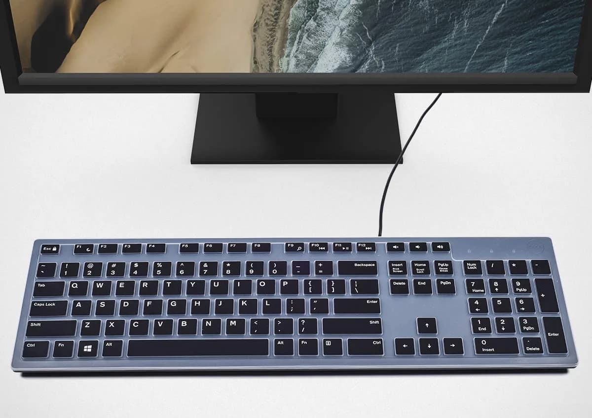 CaseBuy Silicone Keyboard Cover for Dell KB216 KM636 US Layout | Dustproof & Waterproof Protection - view 3
