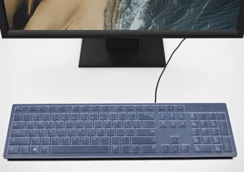 CaseBuy Clear Silicone Keyboard Cover for Dell KB216/KM636 US Layout | 0.3mm Thin thumbnail 5