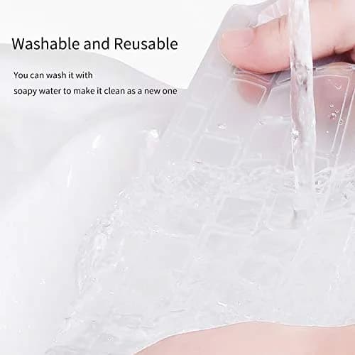 CaseBuy Clear Silicone Keyboard Cover for Dell KB216/KM636 US Layout | 0.3mm Thin thumbnail 7