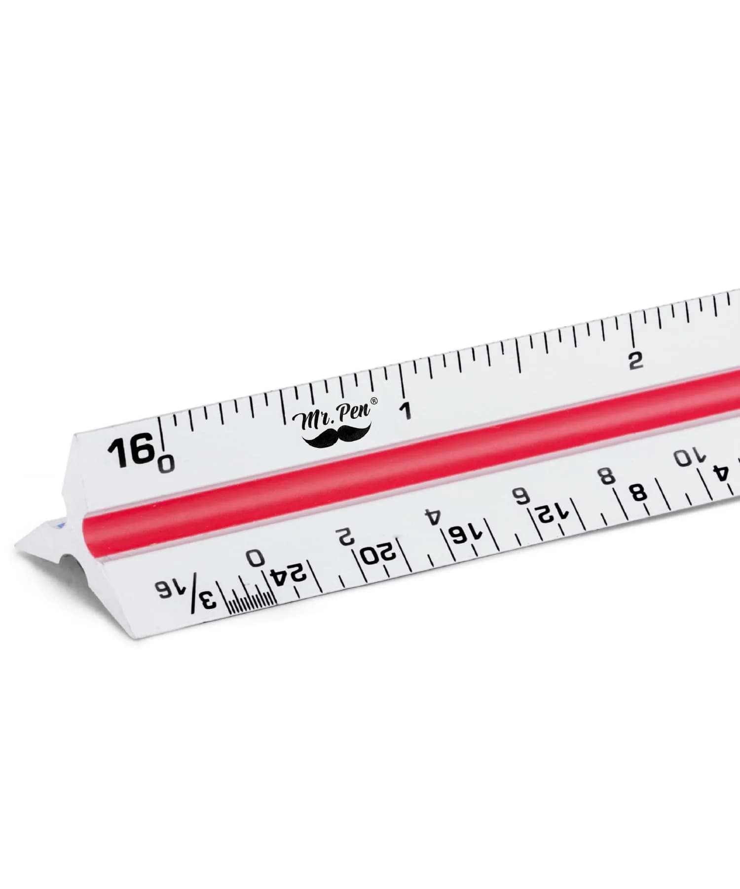 Mr. Pen Architectural Scale Ruler 12 Inch Silver | Drafting & Measuring Tool for Architects — Silver