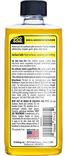 Goo Gone Adhesive Remover 2 Pack, 473ml (16 Fl Oz) | Citrus Power for Tough Messes thumbnail 2