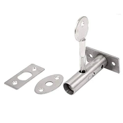 Rannb Hidden Manager Tubewell Key Mortise Lock Stainless Steel | Rust-Resistant Durable Lock thumbnail 3