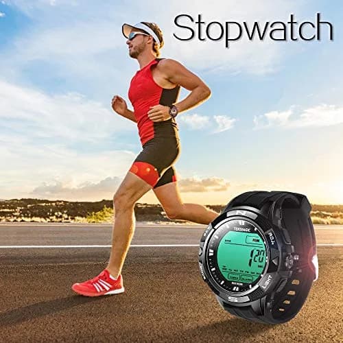 TEKMAGIC Digital Diving Watch 45mm Water-Resistant 10 ATM | Unisex Sport Wristwatch with LCD Screen thumbnail 3