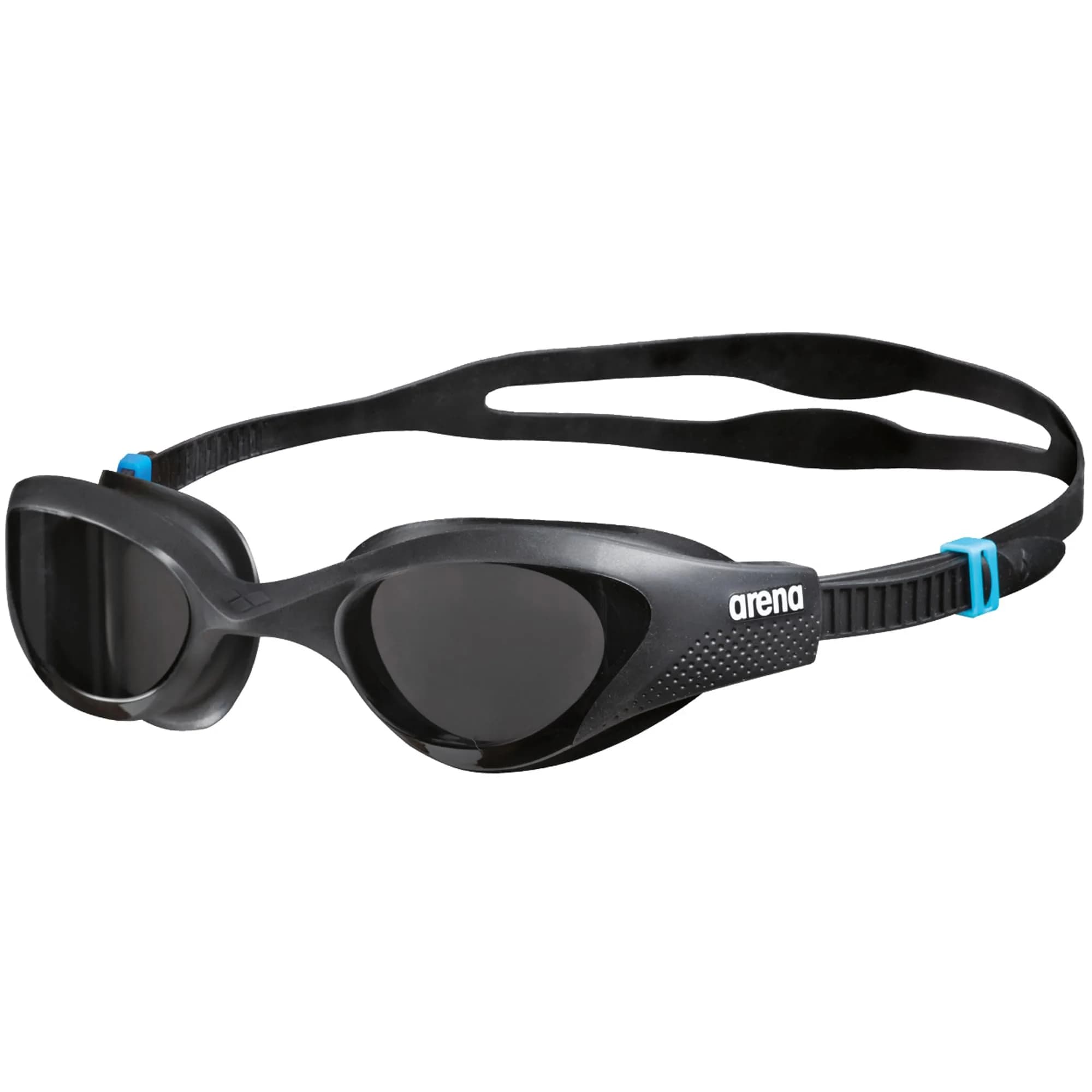 ARENA Unisex The One Swim Goggles Light Blue/White/Blue | Orbit-Proof Seals & Anti-Fog Fit (102 words) — Smoke/Grey/Black