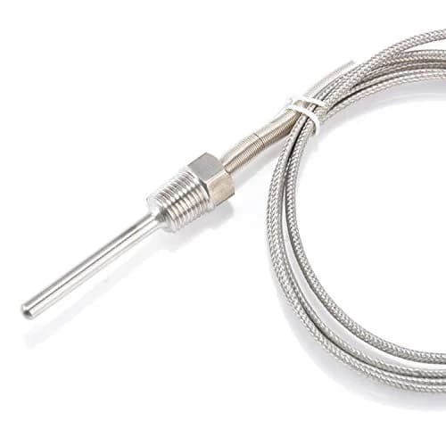 Jaybva K Type Thermocouple Sensor Probe 0-500℃ (50mm Length, 2m Shielded Wire) | Waterproof Industrial Temperature Measurement thumbnail 4