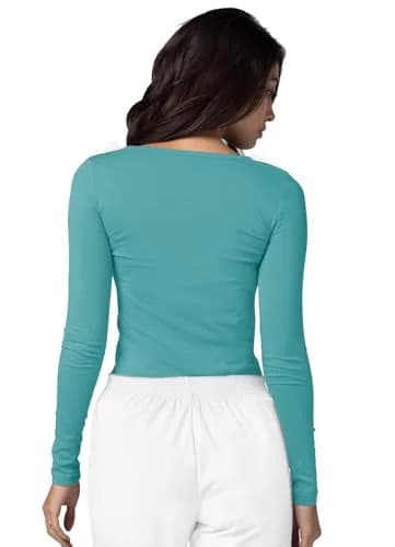 ADAR Medical Uniforms Underscrubs for Women 3 Pack - Long Sleeve Comfort Tee - M | Soft, Professional & Stylish thumbnail 3