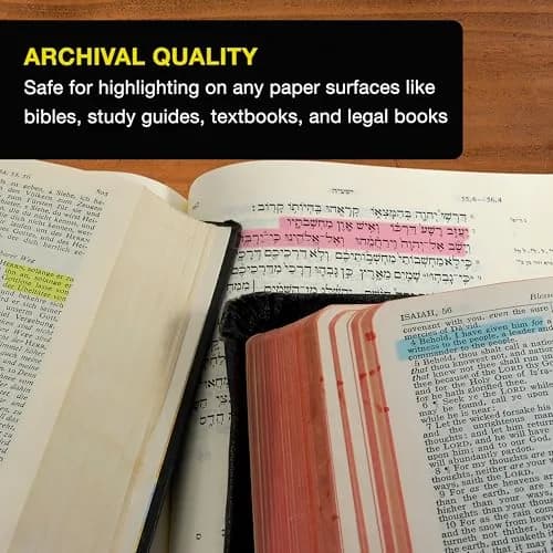 US Office Supply Bible Safe Highlighter Set of 16 | No Bleed Pastel Gel Markers for Bible Study & Journaling thumbnail 5