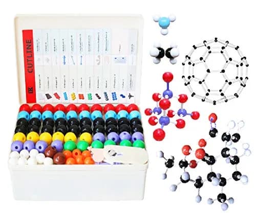 LINKTOR Chemistry Molecular Model Kit (444 Pieces) | Organic & Inorganic Science Kit for Students & Teachers thumbnail 1