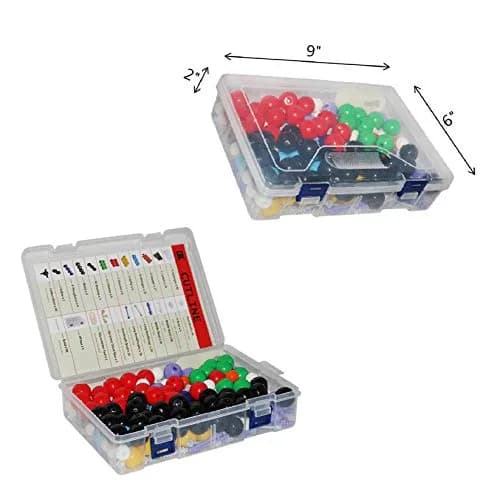 LINKTOR Chemistry Molecular Model Kit (444 Pieces) | Organic & Inorganic Science Kit for Students & Teachers thumbnail 6