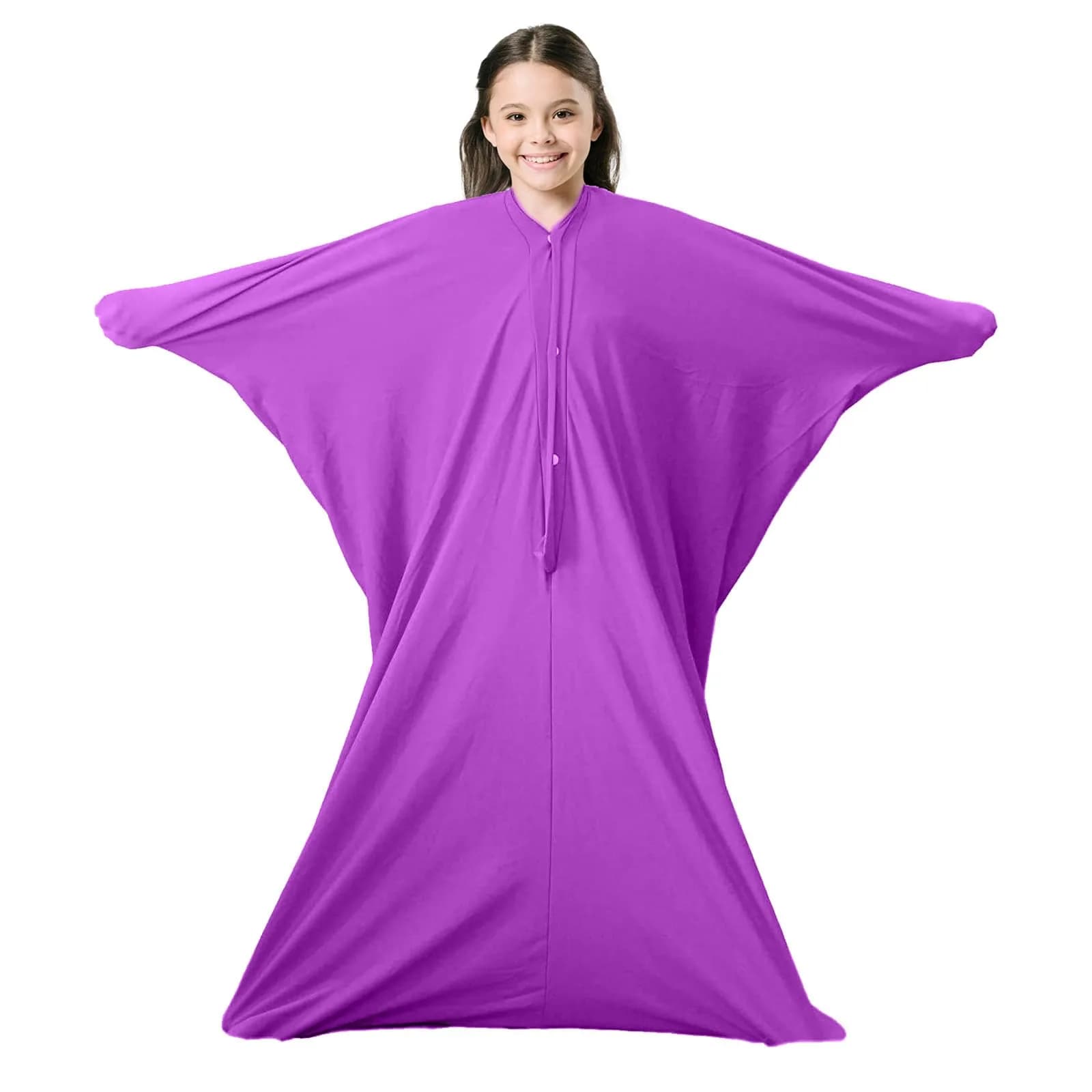 SENSORY4U Sensory Body Sock Medium Lavender Purple 119cm (47in) | Calming Compression Sack for Kids — Lavender Purple