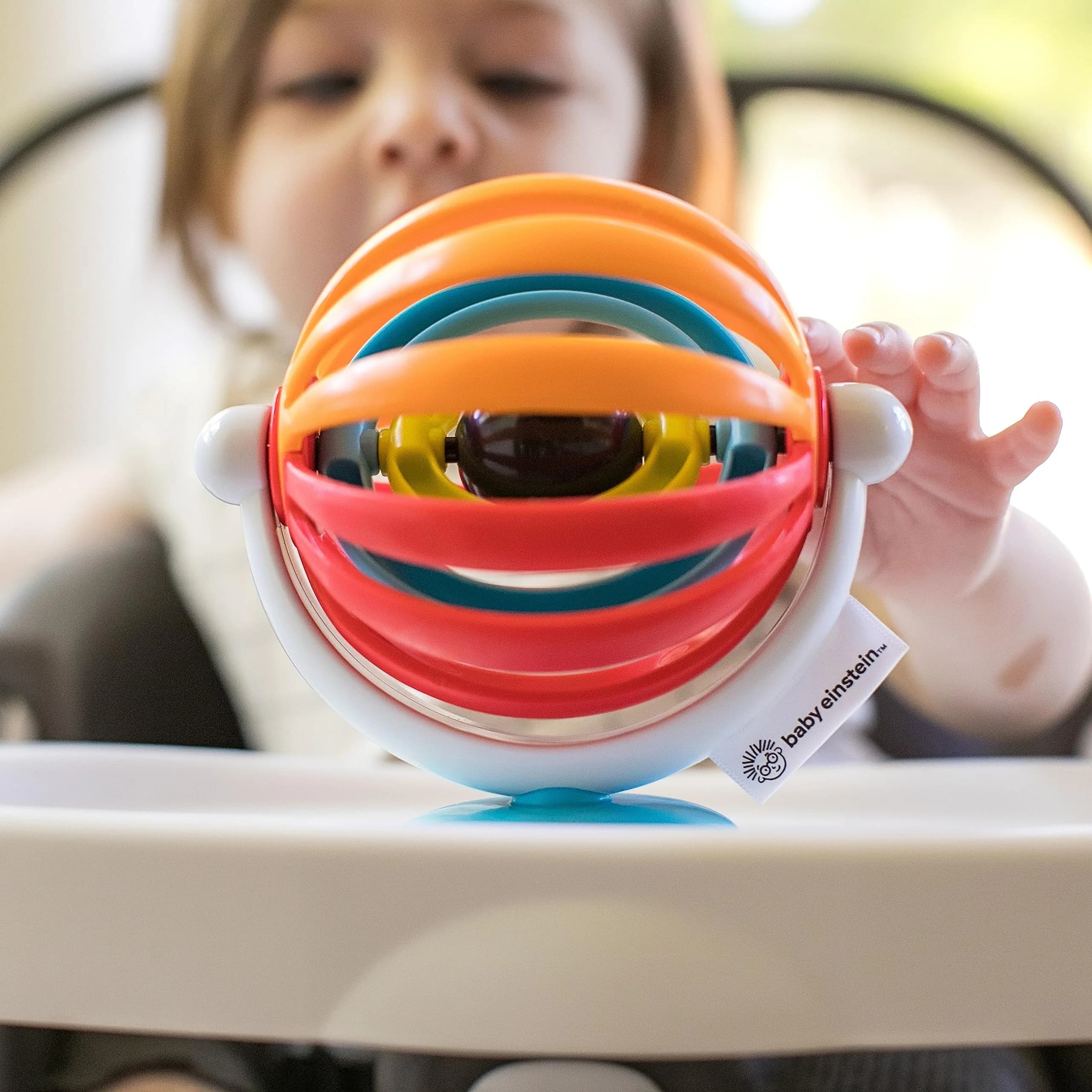 Baby Einstein Sticky Spinner BPA-Free High Chair Activity Toy | Ages 3 Months+ (1 Unit) thumbnail 7